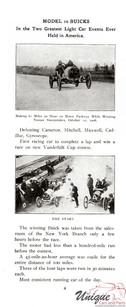 1908 Buick Victories Brochure Page 17
